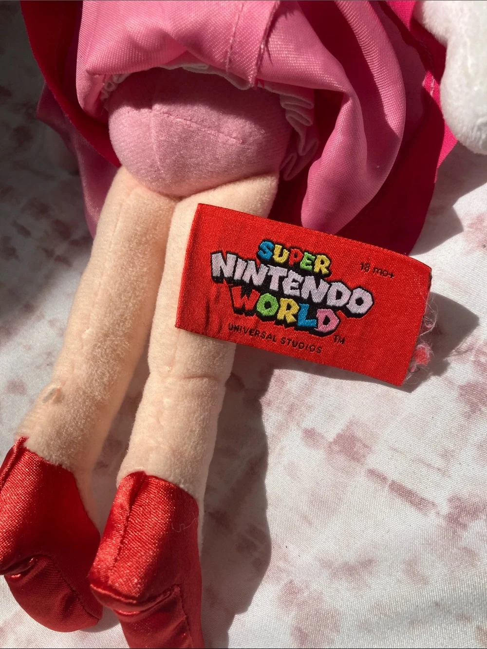 Super Nintendo World 12” Princess Peach Plush Universal Studios Hollywood